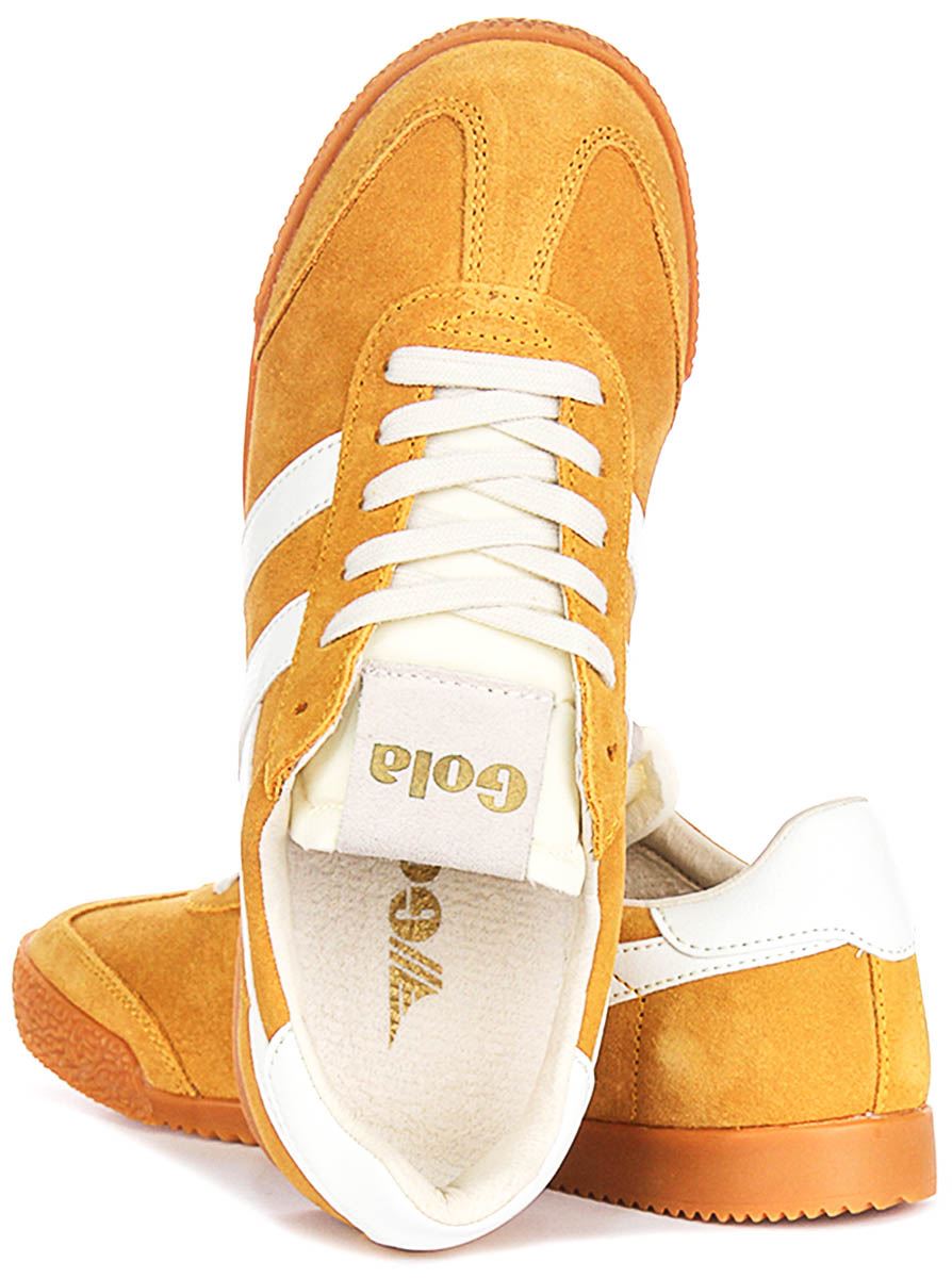 Кроссовки Gola Classics Boston Wildleder Schnrschuhe в стиле ретро от Damen Гельб-Гросс Великобритания 38 19690₽