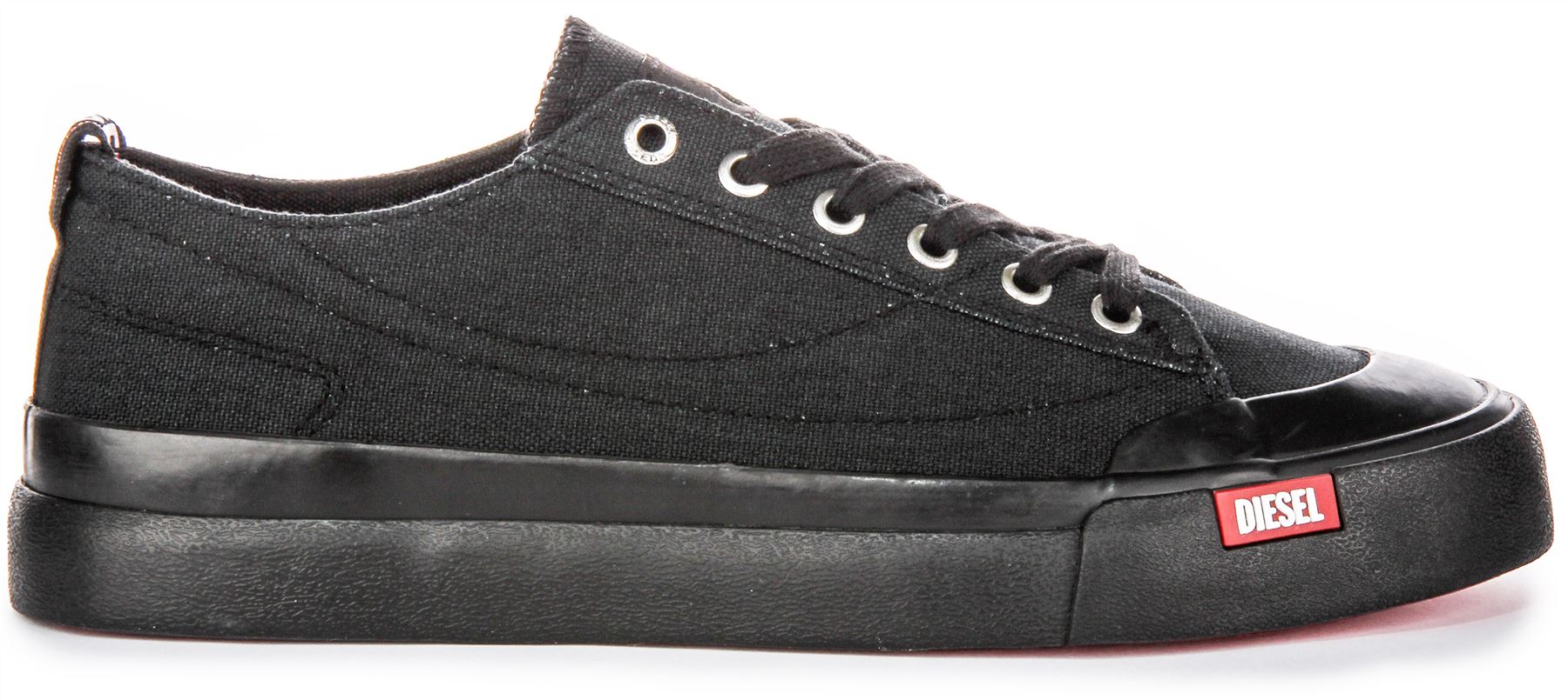 Zapatillas Diesel S Athos Low Flaunt De Lona Para Hombre Blanco UK 6 - 12 - Imagen 3 de 13