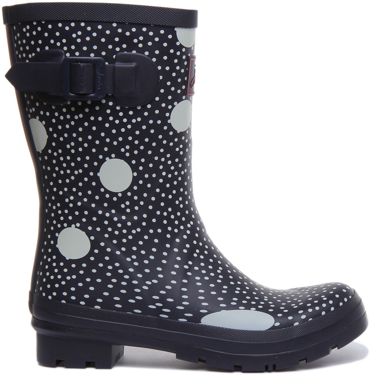 Joules Molly Welly Womens Rubber Mid Calf Boot In Navy Size UK 3-8 Joules Molly Welly Womens Rubber Mid Calf Boot In Navy Size UK 3-8