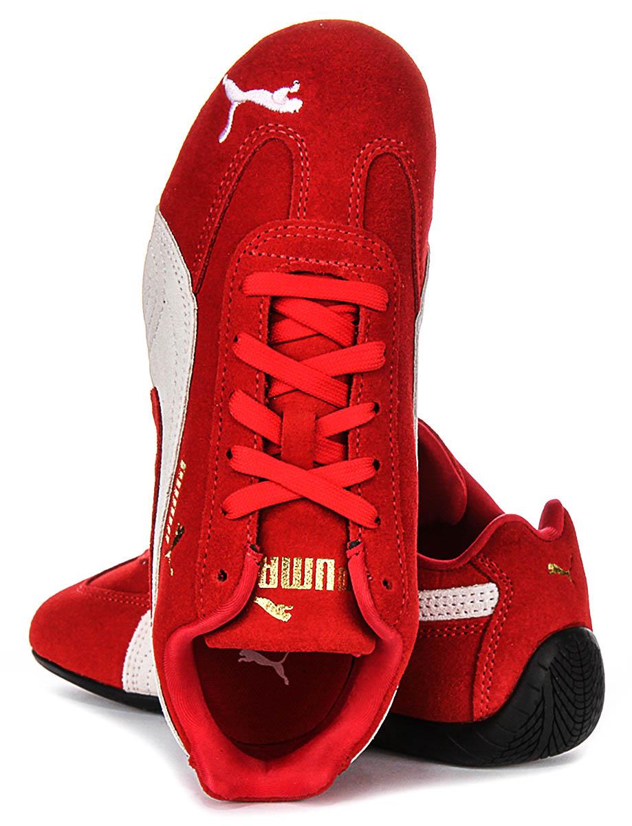 Puma Speedcat Og Lace Up Unisex Sneakers In Red White US 5- 12 | eBay