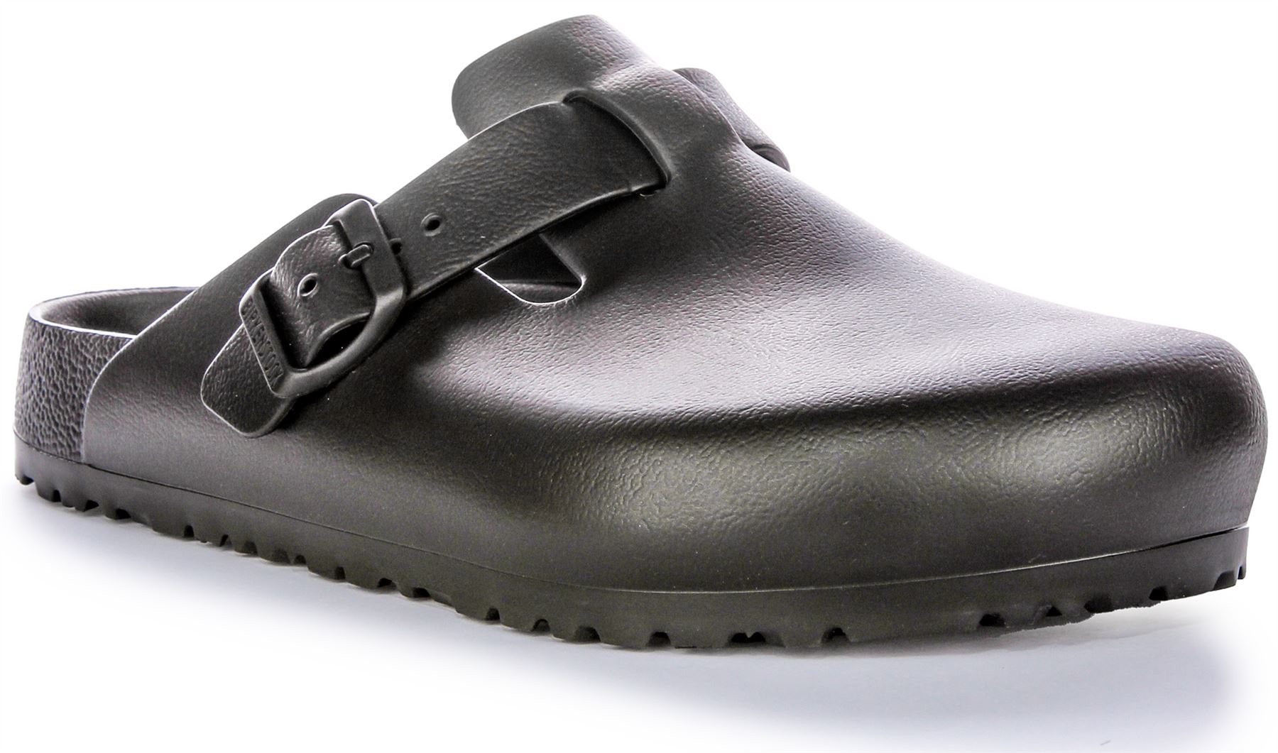 Birkenstock Boston Eva Beach Rubber Sandal Unisex Sandal Black 7- 12 - Picture 2 of 13