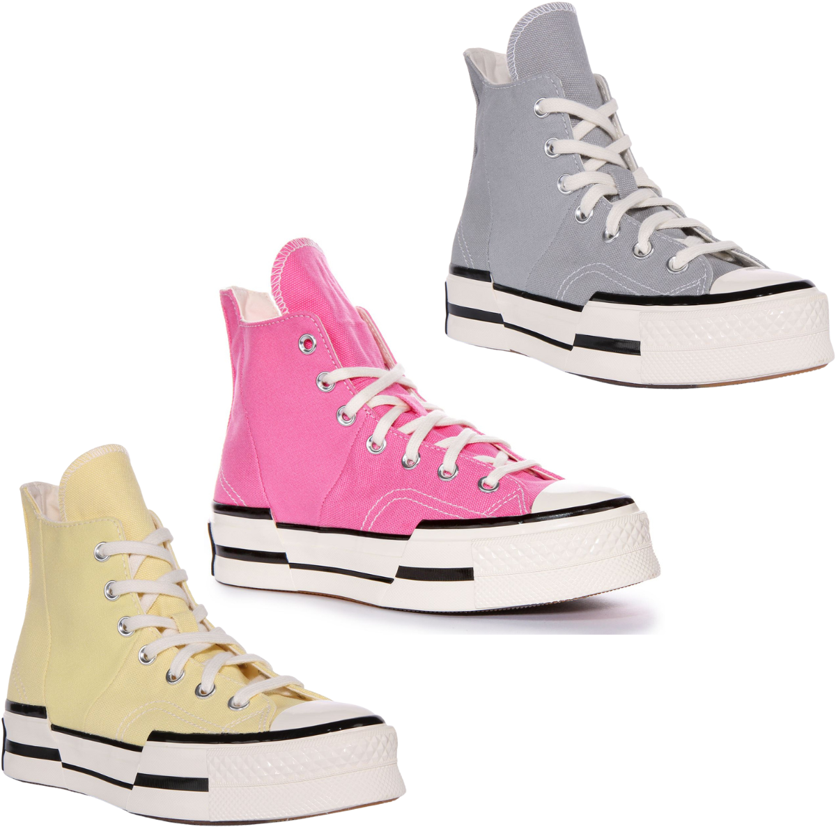 Converse A00740C Chuck 70 Plus Unisex Hi Sneakers In Yellow Size
