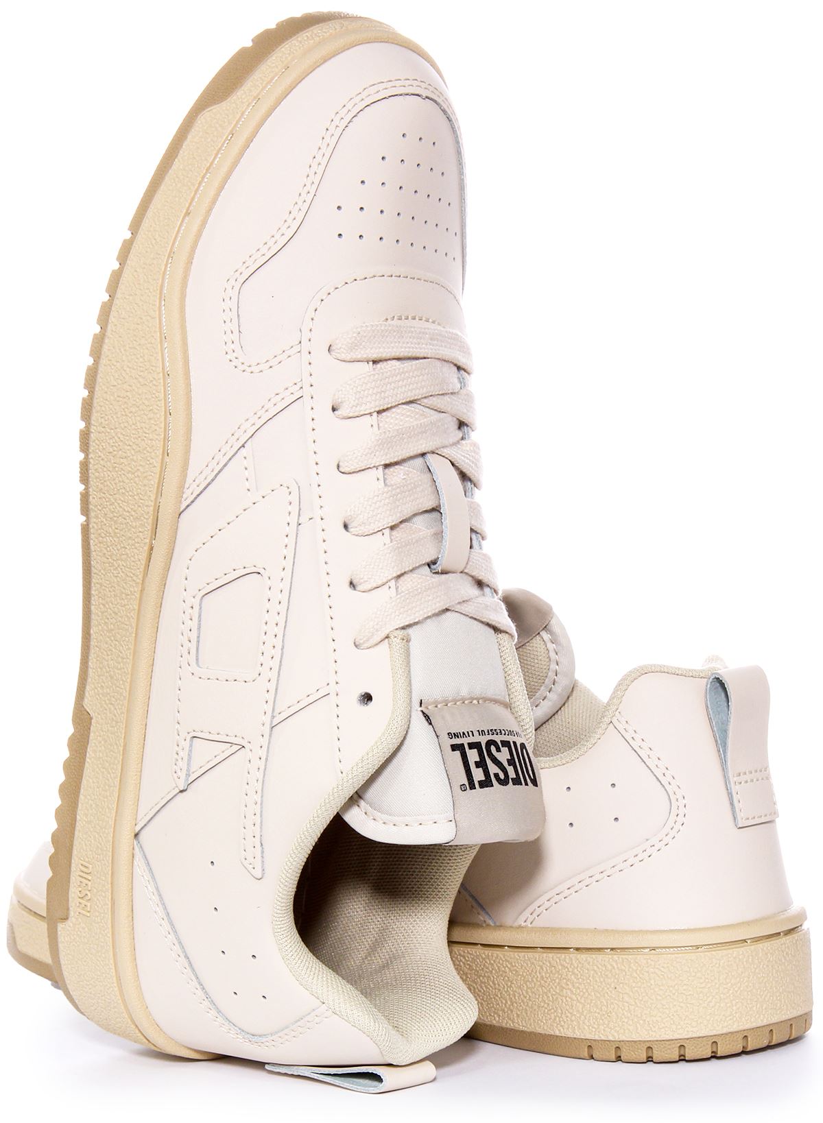 Diesel S-Ukiyo V2 Low Mens Sneaker In Stone Size US 7 - 13
