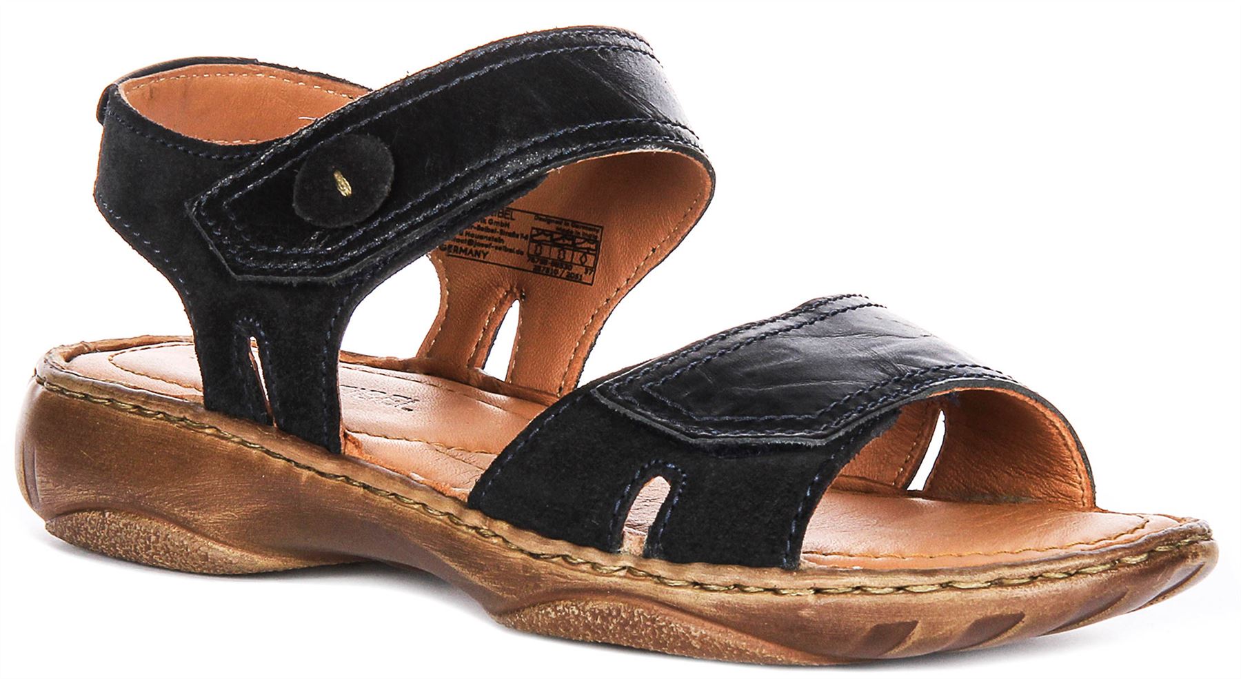 JOSEF SEIBEL Debra 58 S Knöchelriemen Haken Bei Damen Sandale IN Schwarz EU37-41