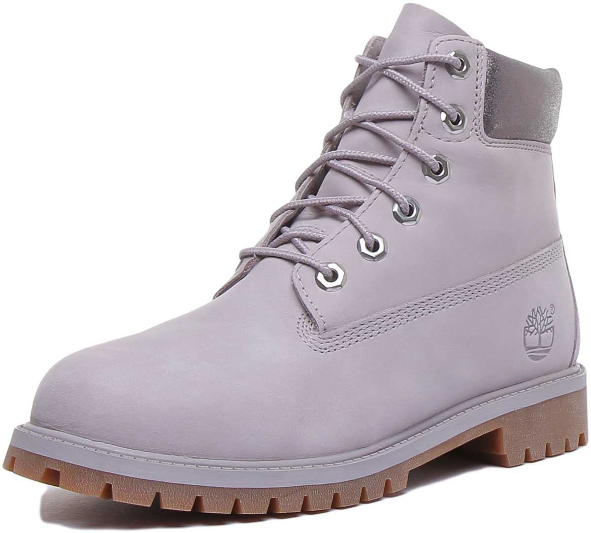 light gray timbs