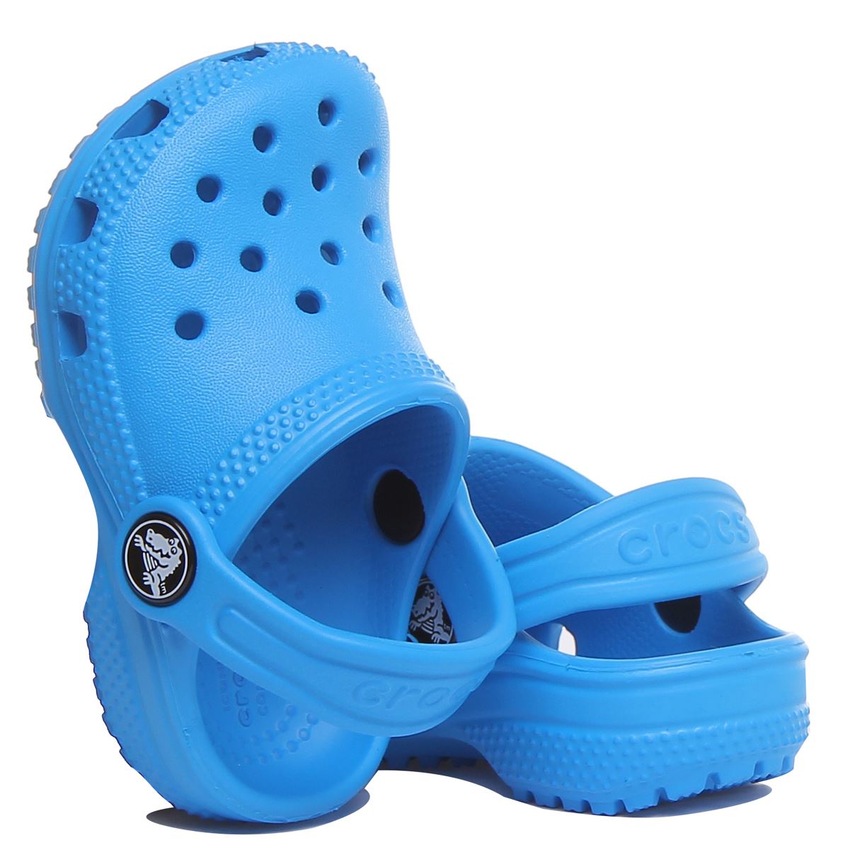 Sandalia Crocs Clásica Niños/Juniors Correa Trasera en Varios Colores Talla UK 1-13 - Imagen 11 de 49