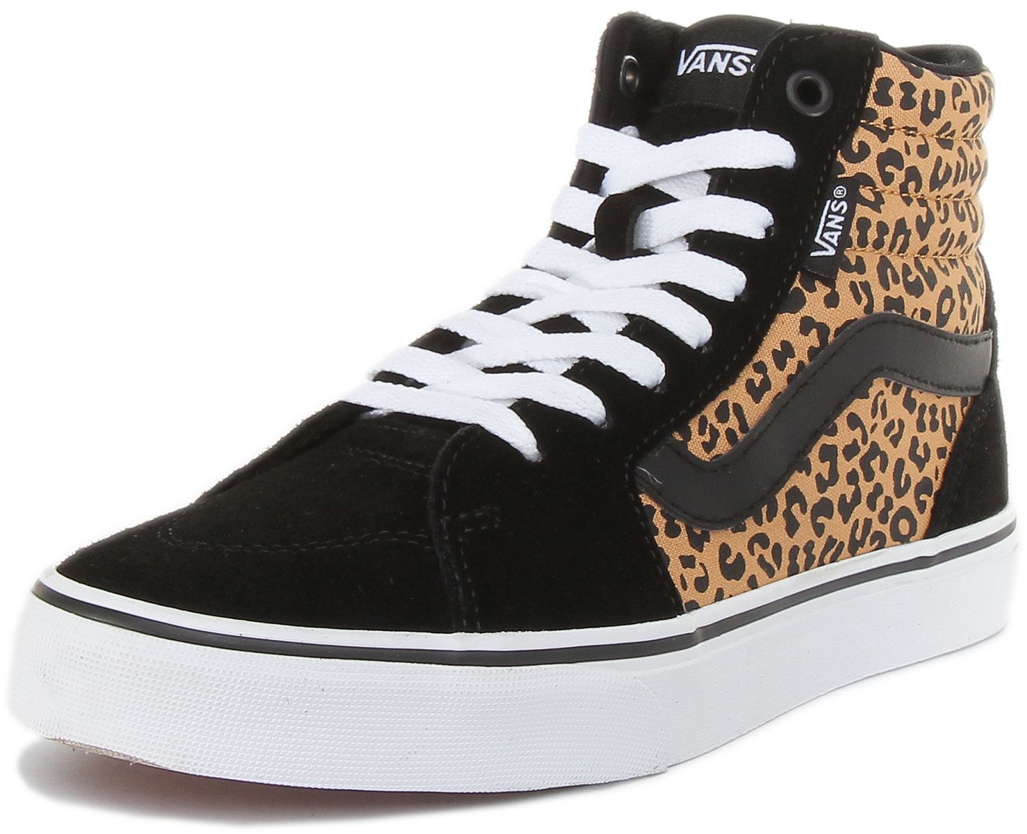 vans filmore leopard trainers