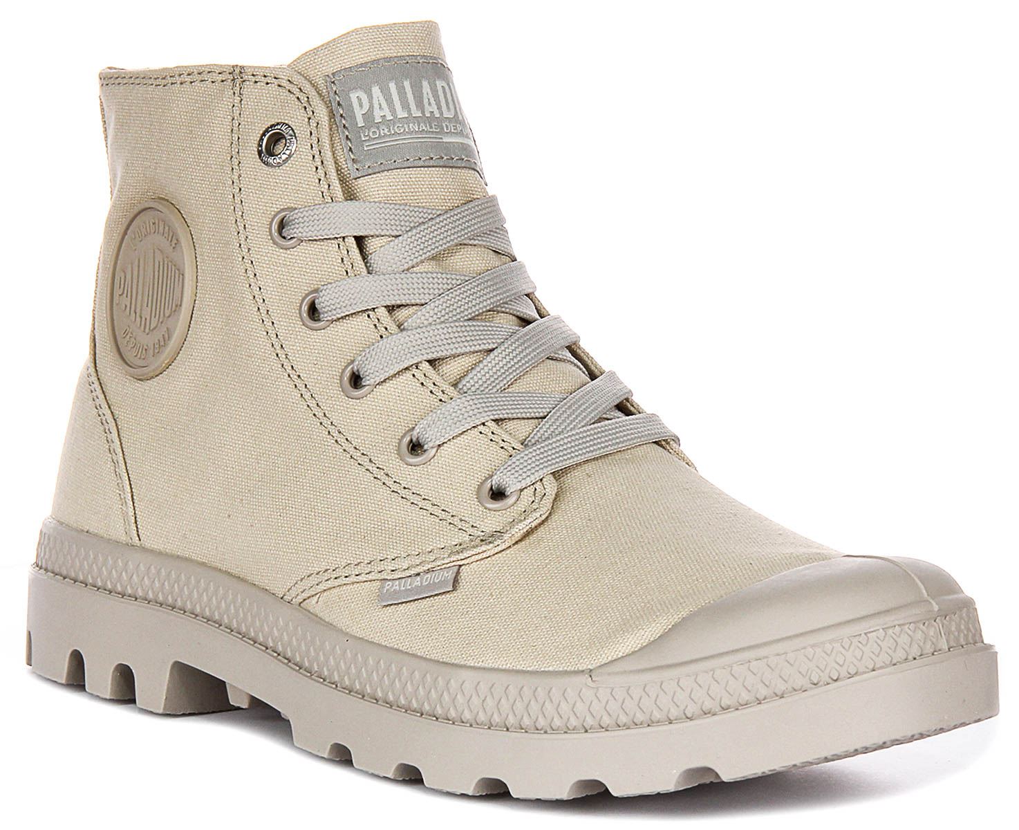 PALLADIUM Mono Chrom Rand Unten Vegan Komfort Spitze Upwomens Boot Grau EU 37-47 14190₽