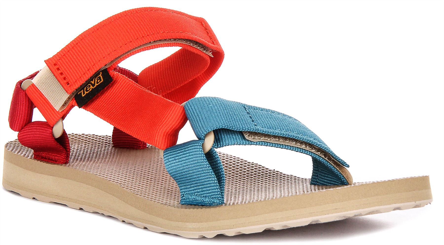 Teva Original Universal Back Strap Vegan Womens Sandals Black Multi US 6 - 9 - Picture 20 of 25