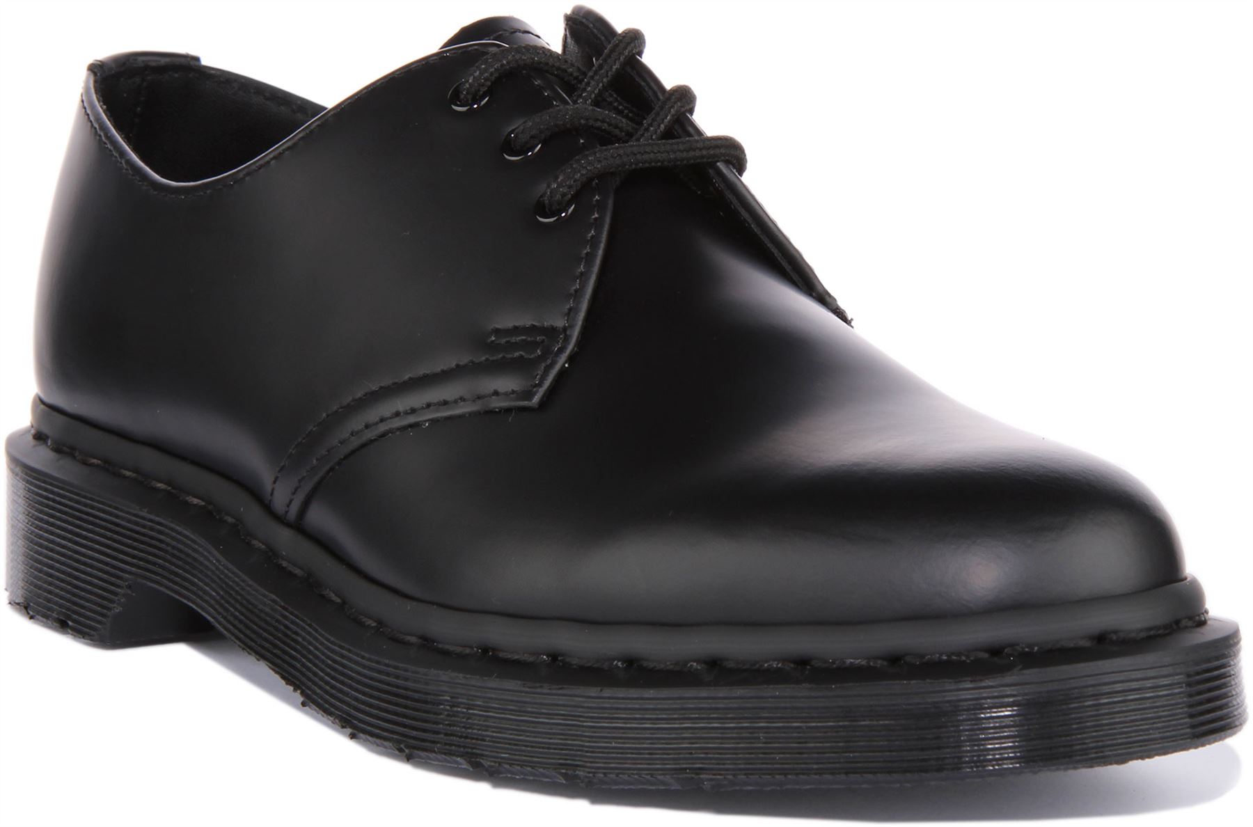 靴 Dr.Martens 1461 MONO Dr Martens 1461 Mono Unisex 3 Eye Unisex Plain Shoe In All
