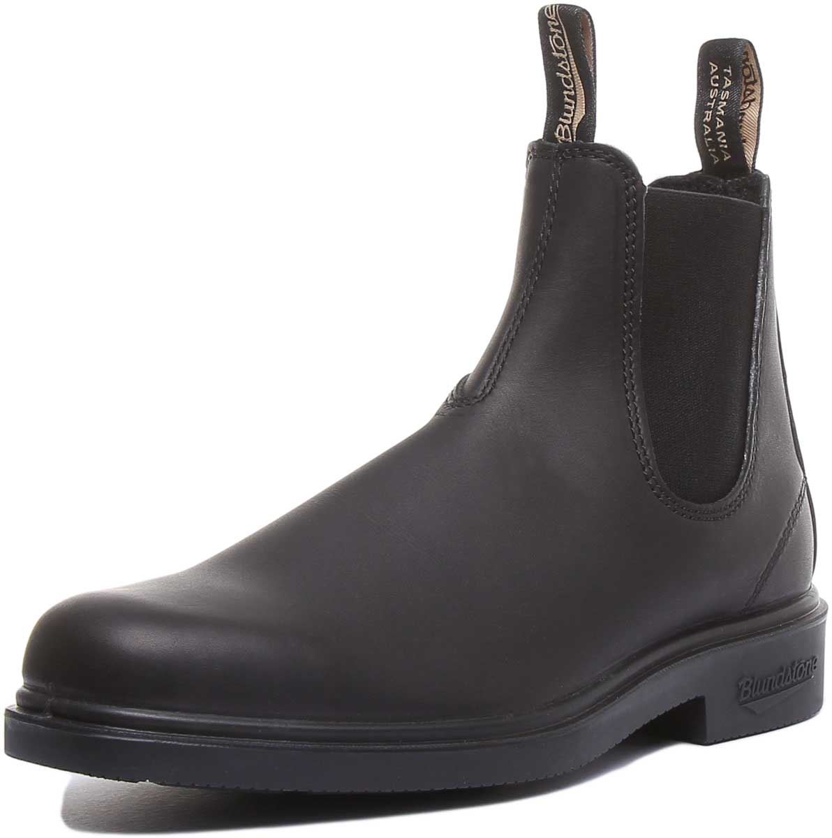 Blundstone Elastic Sided Leather Chelsea Mens Boot In Black US 7