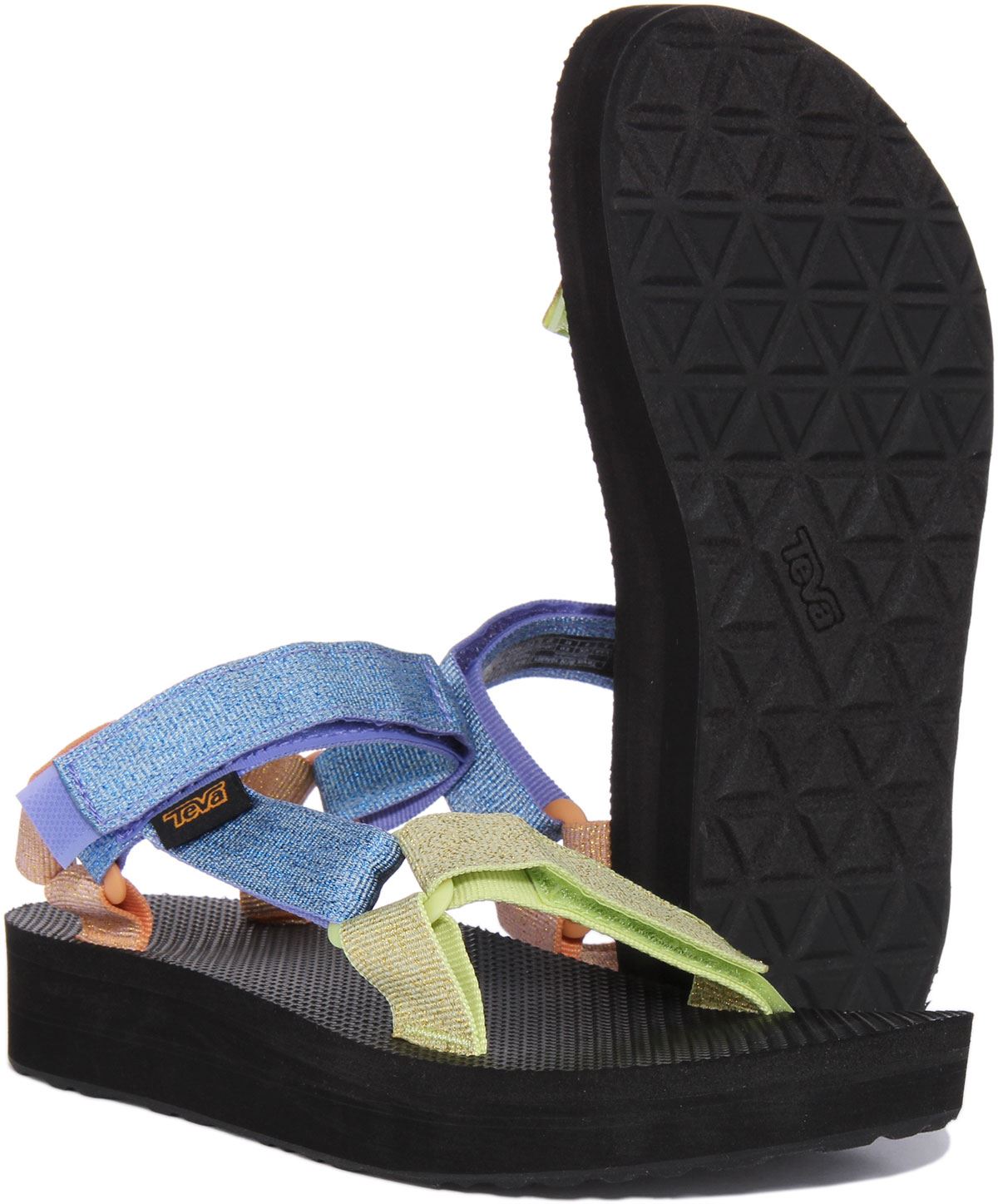 Teva Midform Universal Open Toe Strap Vegan Womens Sandal Beige Brown UK 3 - 8 - Picture 30 of 37