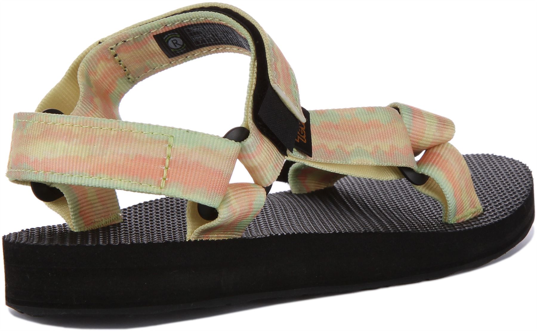 Teva Orig Strappy Back Tye Dye Vegan Womens Sandal Multi Colour UK 3 - 8 - Picture 22 of 37