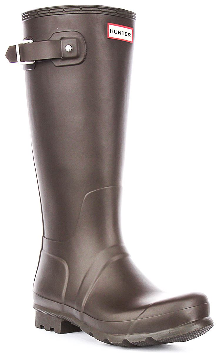 Hunter Men Hunter Original Tall Pull On Mens Boot In  Chocolate Brown UK 7 - 12