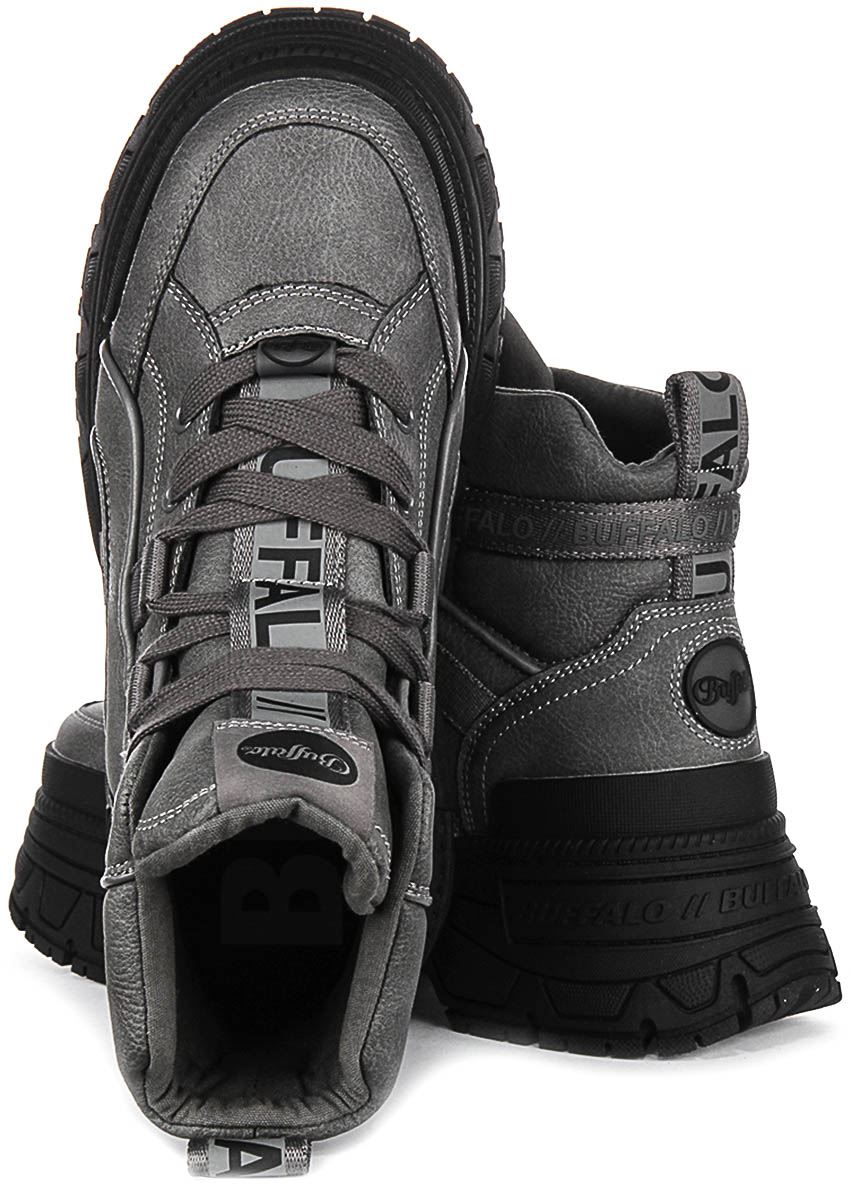 Buffalo Fusion Hybrid Mid Soft Footbed Platform Womens Sneakers