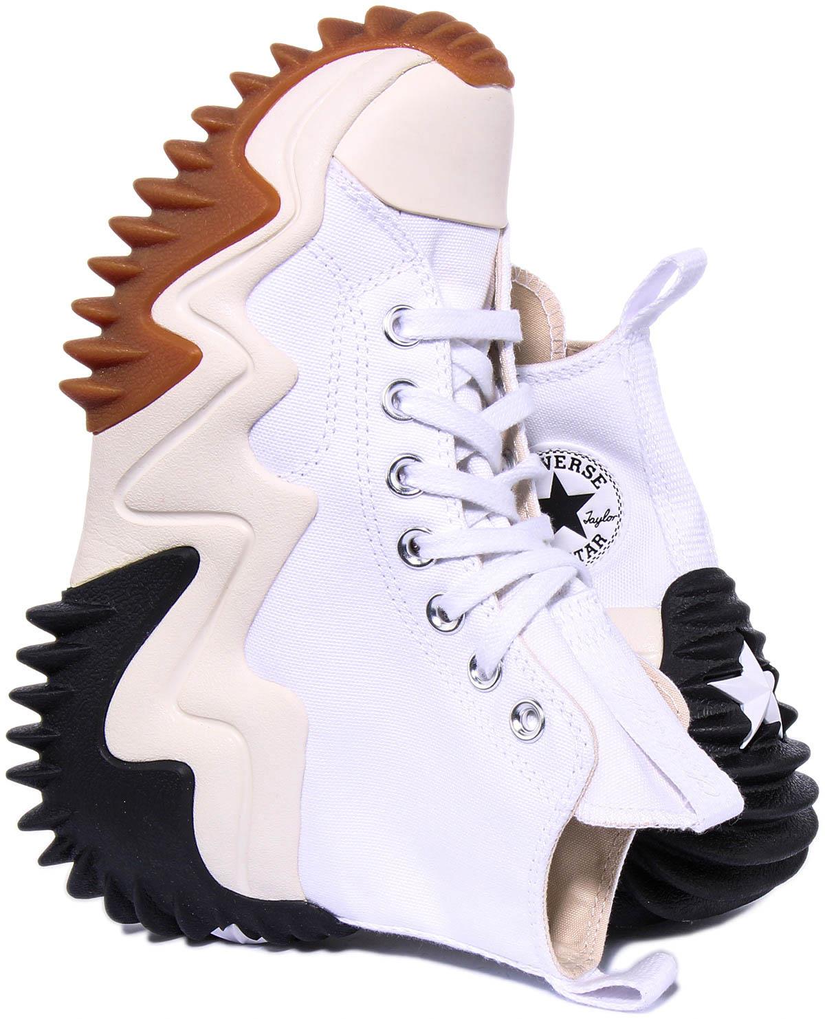 Converse 171546C Run Star Motion Hi Unisex Sneakers In White Size