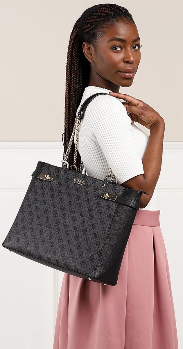靴/バッグ guess and Charles keith ゲス GUESS VEZZOLA Smart crossbody （BLA） クロスボディバッグ
