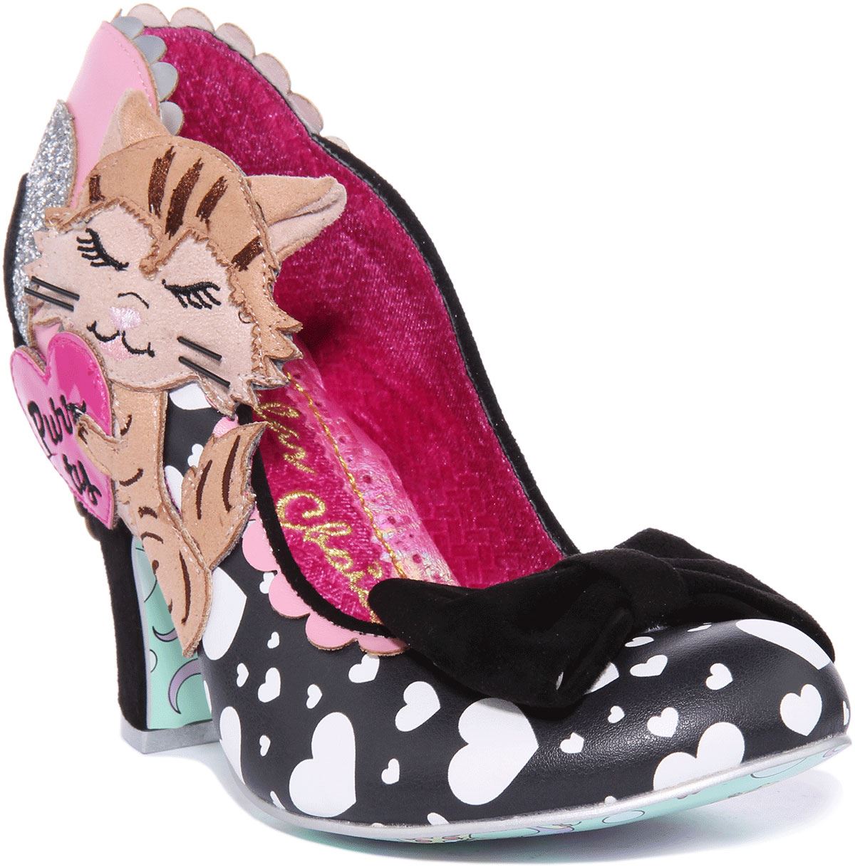 Irregular Choice Smitten Slipper Damen Pumps Schwarz Wei EU 36-42 24190₽