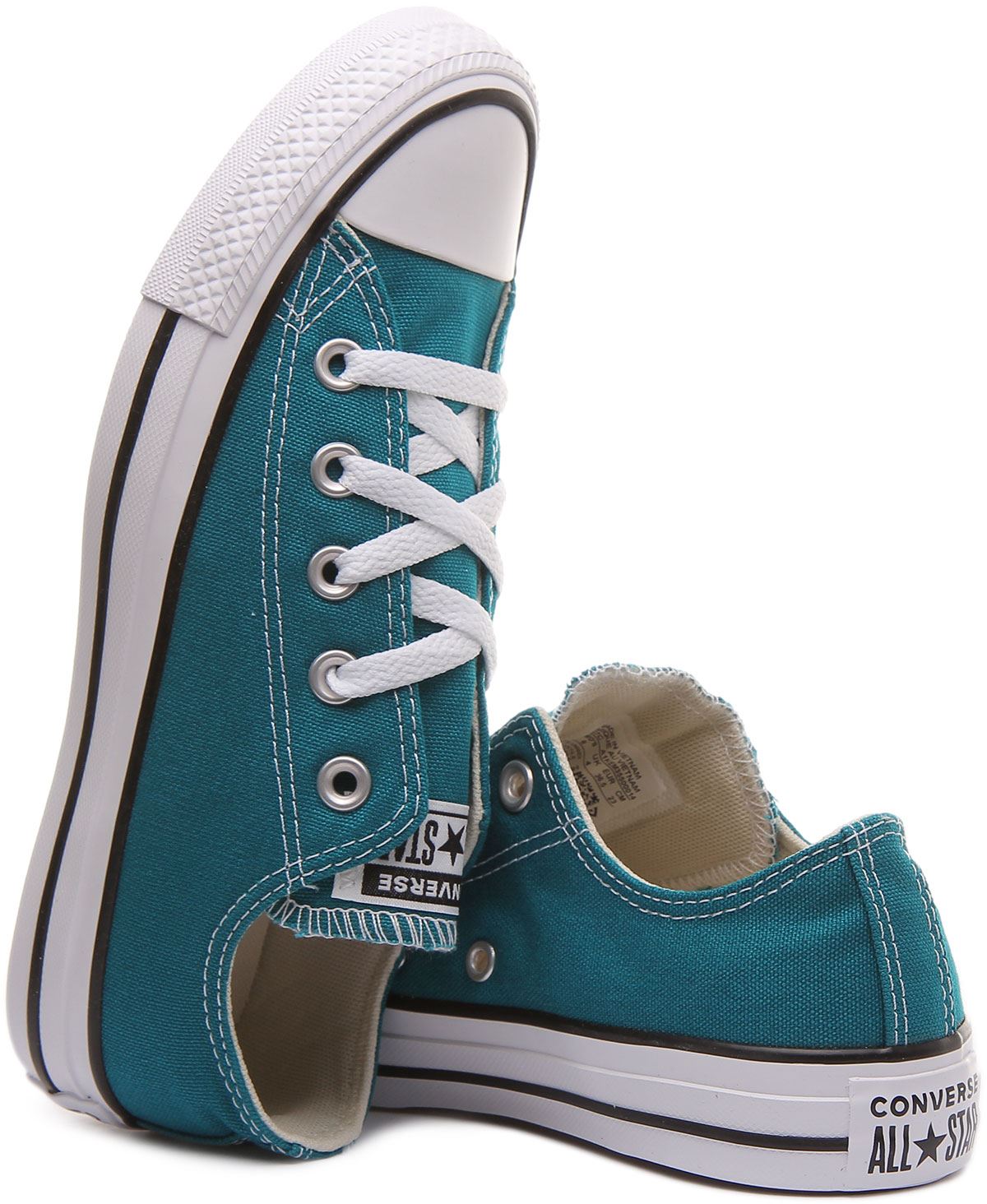 Converse All Star 170463C Ct Womens Low Top Trainer In Teal UK Size 3 - 9 |  eBay
