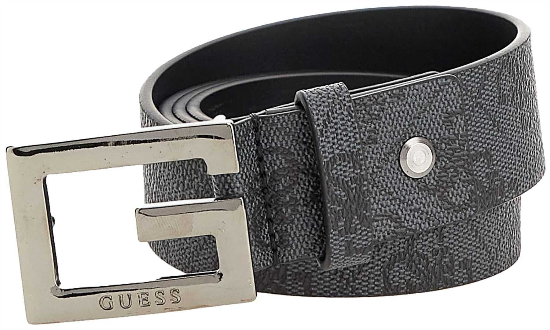 Guess 4G Logo Adjustable Belt In Coal M - XL - Picture 3 of 8