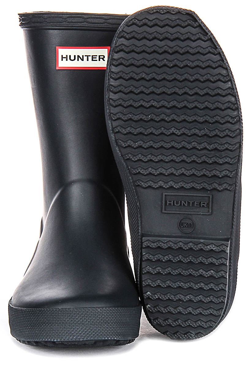 Hunter Kids First Gummistiefel Handarbeit Jungen Stiefel grün UK 1 - 13 - Bild 18 von 25