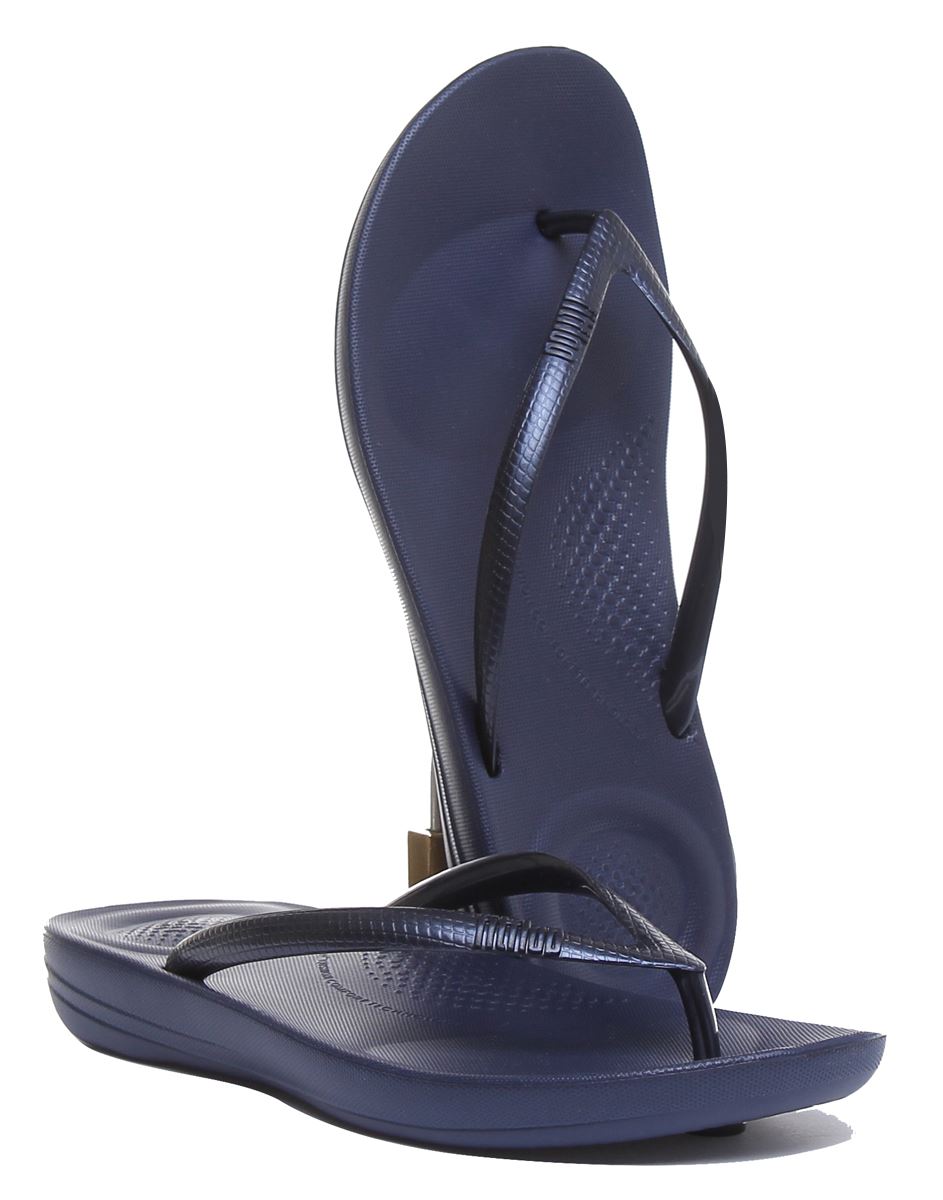 Sandalia Fitflop Iqushion ergonómica de espuma de aire de alto rebote para mujer bronce Reino Unido 5-11 - Imagen 24 de 37