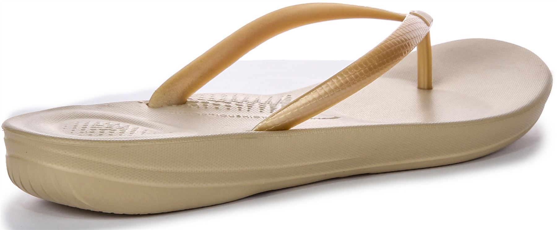 Sandalia Fitflop Iqushion ergonómica de espuma de aire de alto rebote para mujer bronce Reino Unido 5-11 - Imagen 16 de 37
