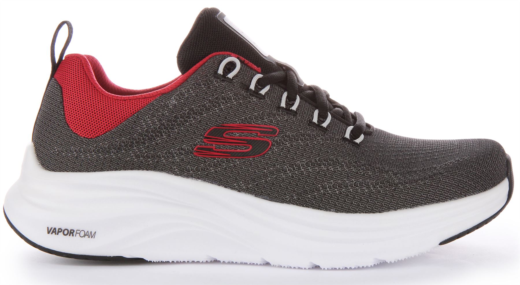 Zapatillas de deporte para hombre Skechers Vapor Foam en negro rojo EU 41-46
