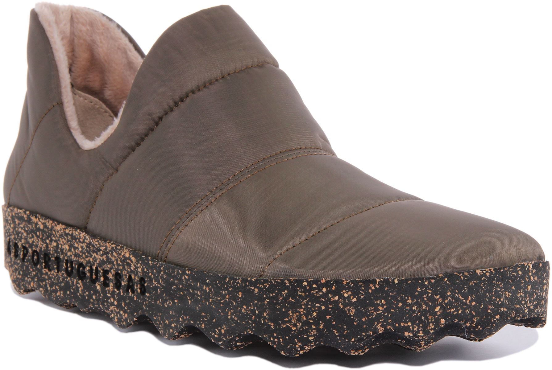 Теплые тапочки Asportuguesas Crus Damen из овечьей шерсти темносерого цвета Великобритания 38 29290₽