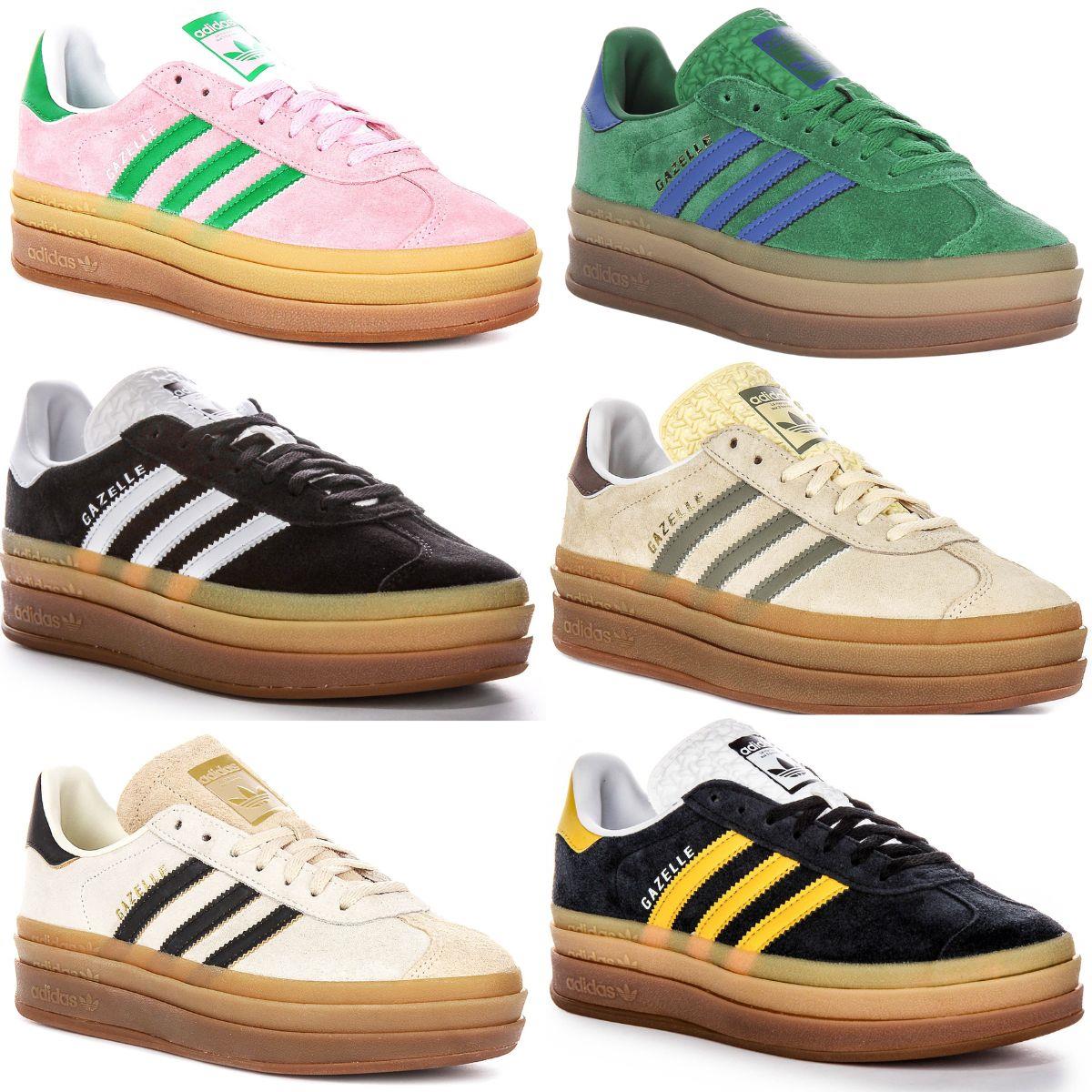 Adidas Gazelle Bold 3 Layer Platform Womens Trainer In Black White UK 3 - 8  | eBay
