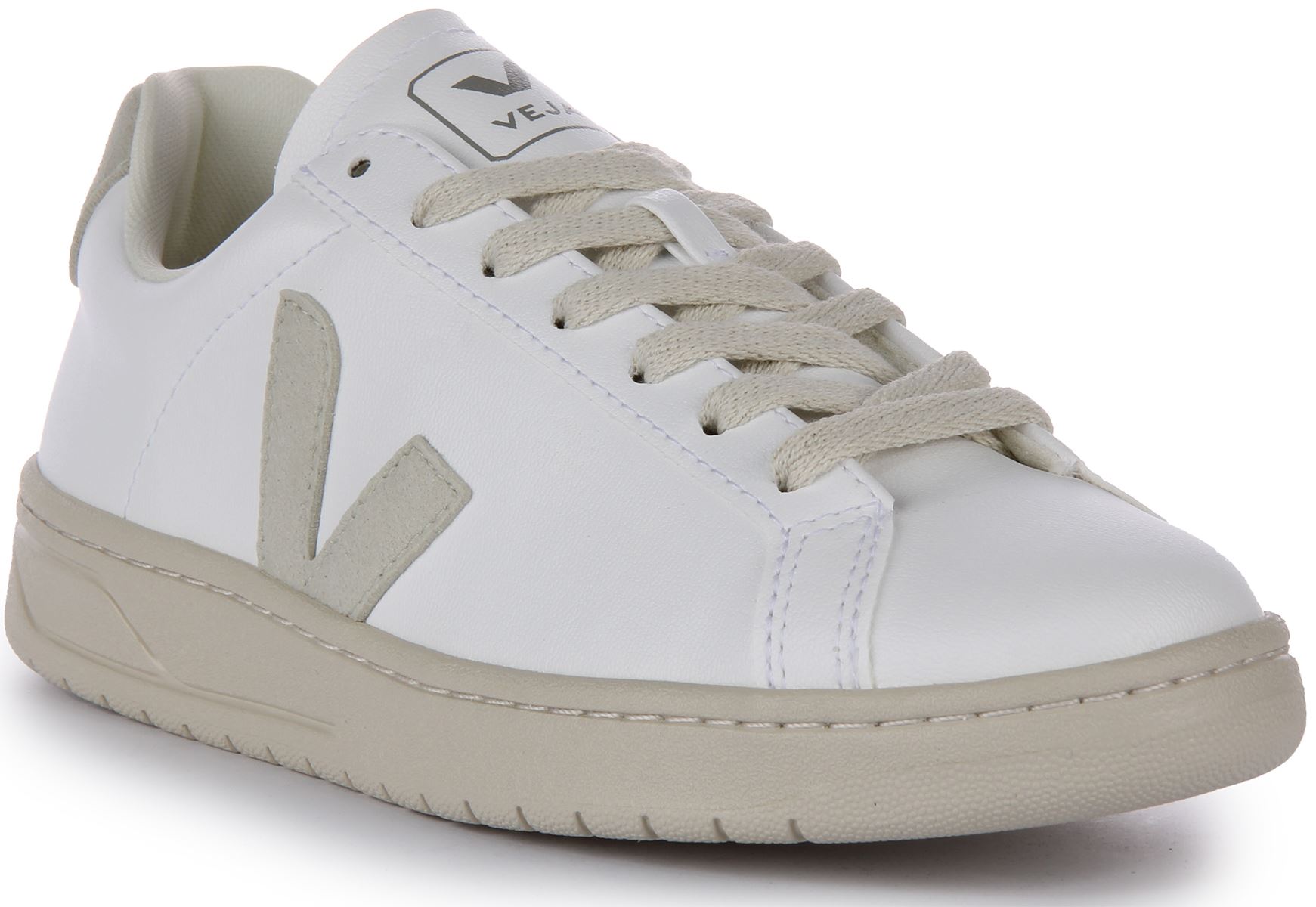 Pre-owned Veja Urca Cwl Nautico Lace Up Side Logo Sneaker White Grey Womens Size Us 5 - 10