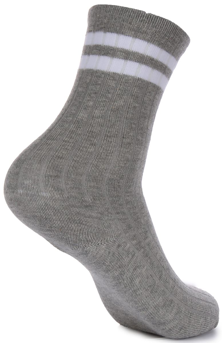 Justinreess England gestreifte Baumwollsocken für Herren Socken in grün 2er-Packungen - Bild 10 von 16