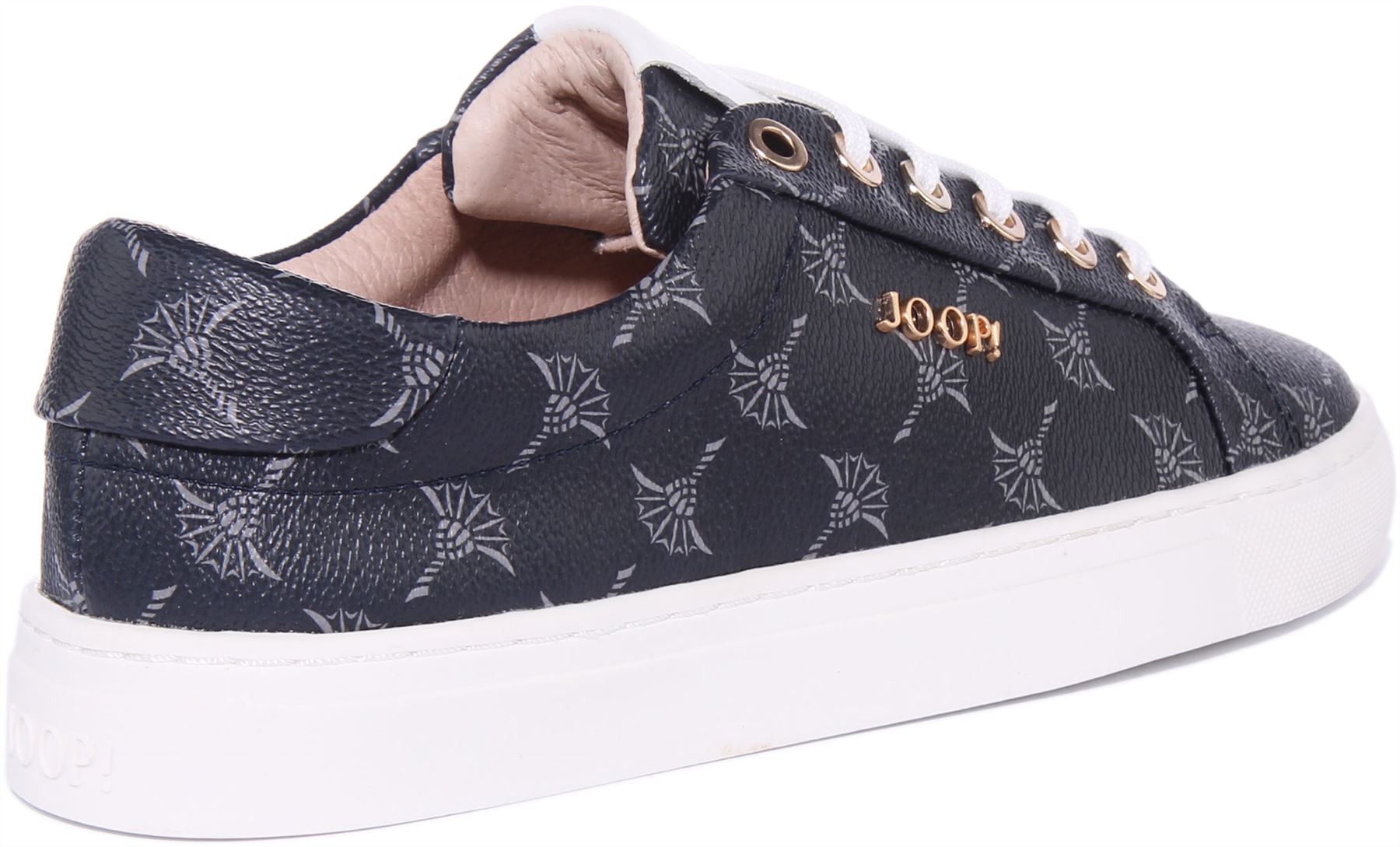 Joop Cortina Coralie Logo Printed Trainers Navy Womens Size 3 - 8 - Picture 9 of 12