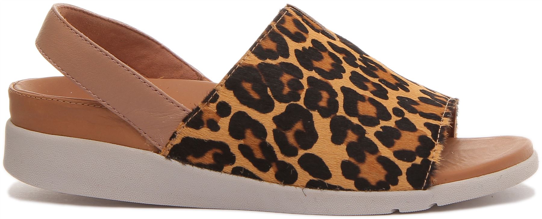 Strive Womens Mara Leopard Sling Back Back Strap Orthotic Mule Size UK 3 - 8 - Picture 9 of 13