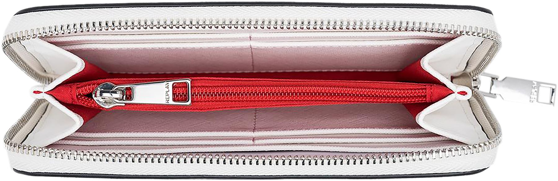Replay Womens Zip Around Hand Womens Wallet In White - Picture 5 of 6