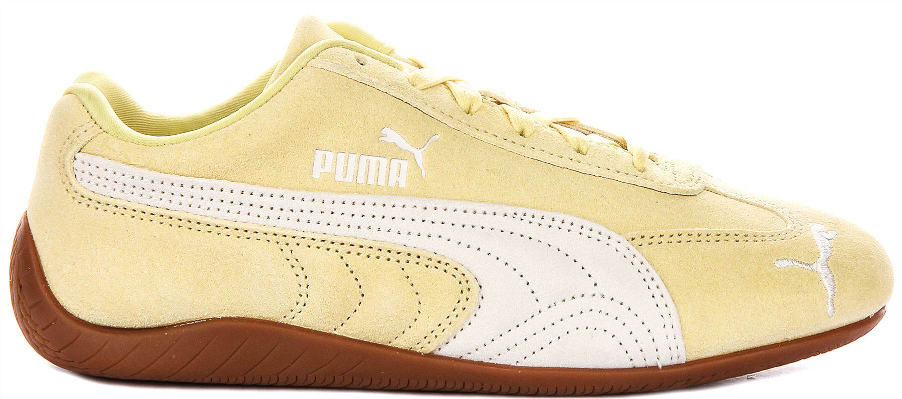 Puma Speedcat Og Racetrack Ins Street Low Womens Trainer Yellow UK 3 - 8
