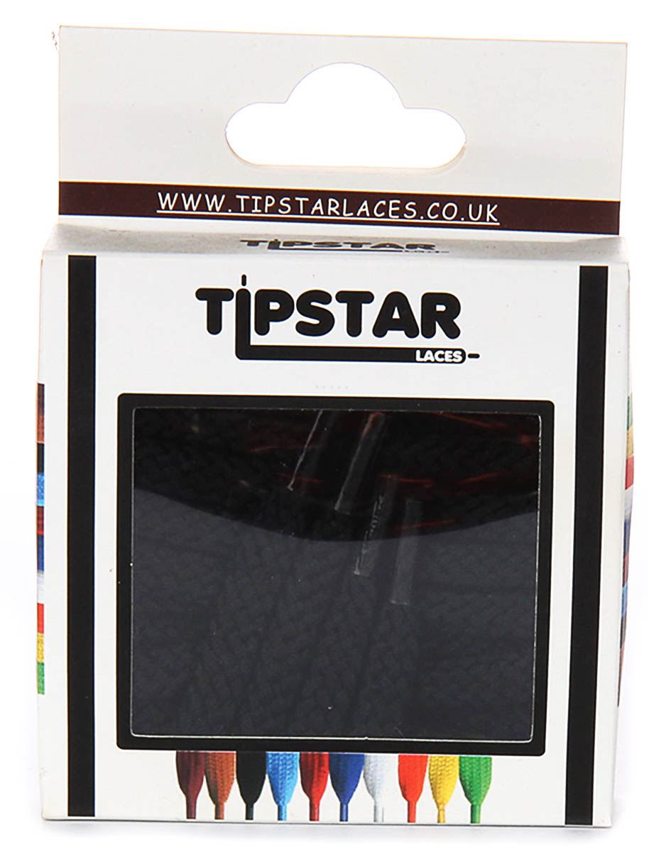 ШНУРКИ TIPSTAR Schule Rund Унисекс Schuhe Spitze Schwarz