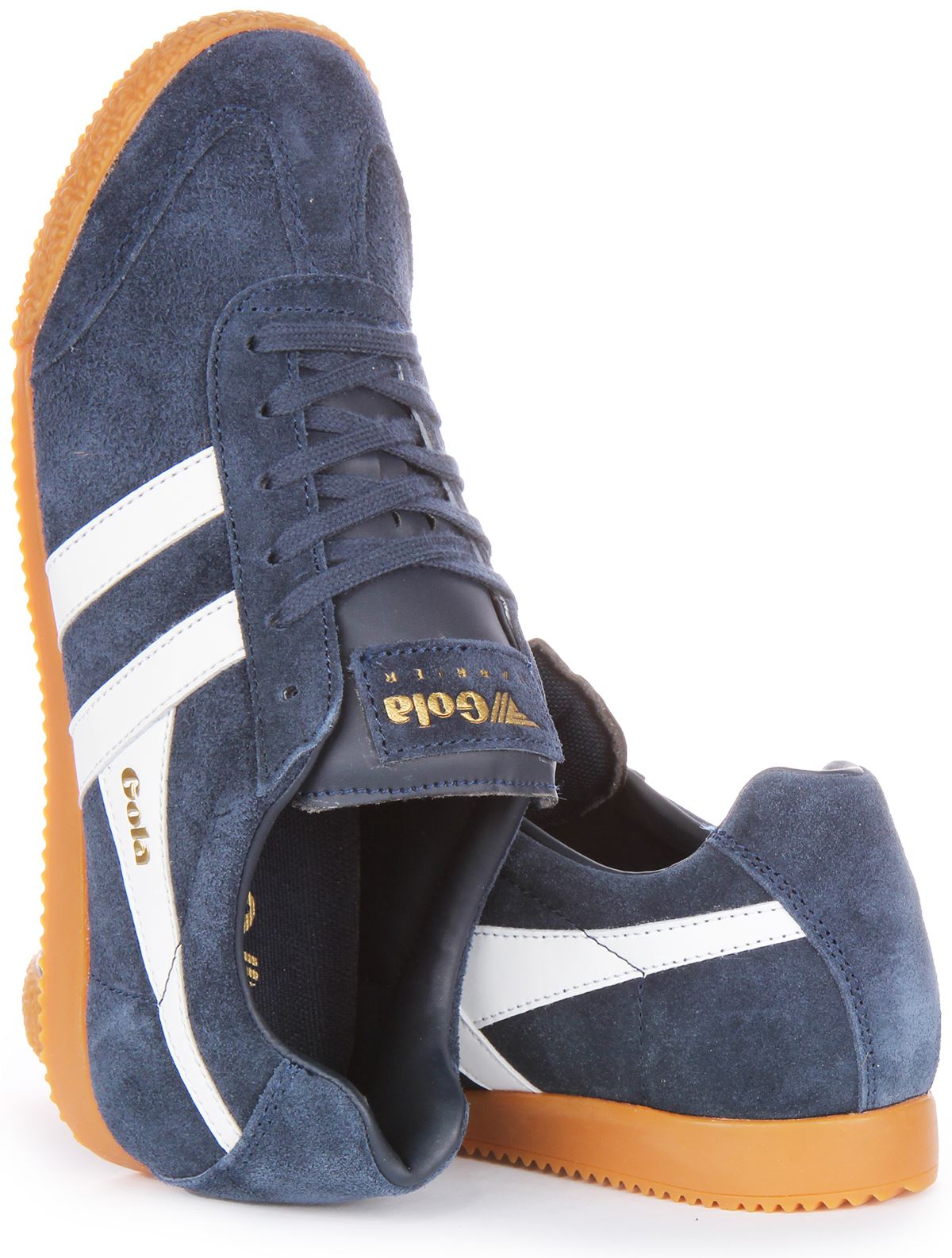 Gola Classics Harrier In Navy White Low Pro Retro 1968  display picture 3