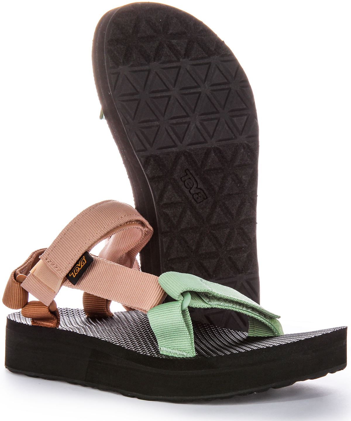 Teva Midform Universal Open Toe Strap Vegan Womens Sandal Beige Brown UK 3 - 8 - Picture 24 of 37