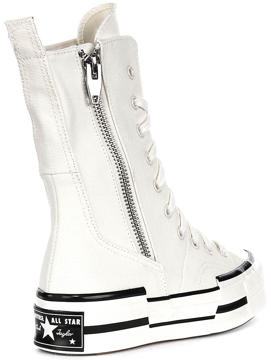 Converse A08261C Chuck 70 Plus Xhi Textile Ankle Womens Boot White