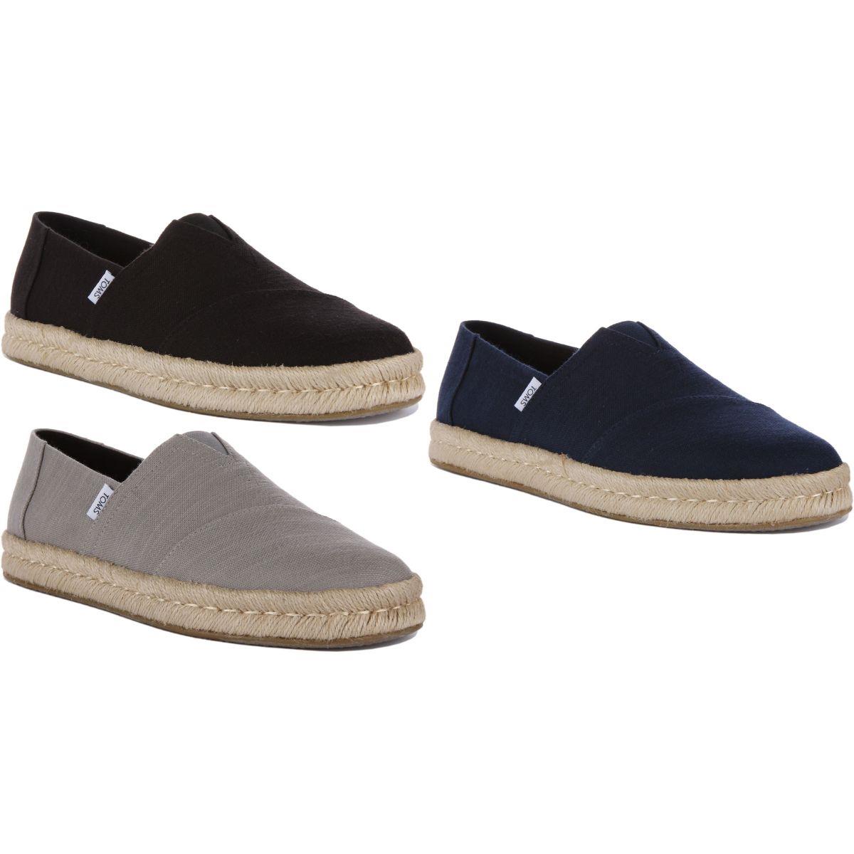 Toms A-046413 Alpargata Rope 2.0 Wrap Midsole Trainer para hombre Azul marino EU 41-46