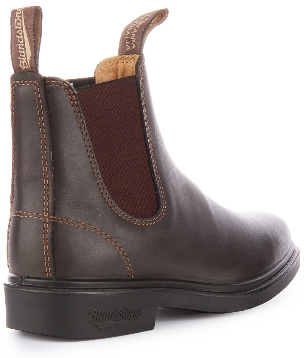 Blundstone 067 Strout Chisel Toe Dress Series Unisex Boot Brown UK 3 - 12 - Picture 9 of 12