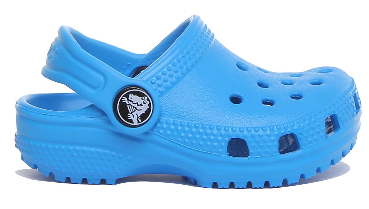 Sandalia Crocs Clásica Niños/Juniors Correa Trasera en Varios Colores Talla UK 1-13 - Imagen 9 de 49