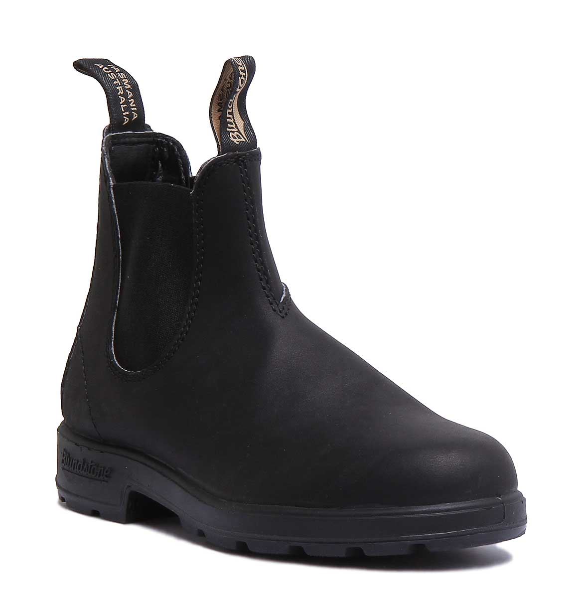 Blundstone 510 Premium Leder Gummizug 3-6,5 в schwarz Größe, Великобритания 3-8