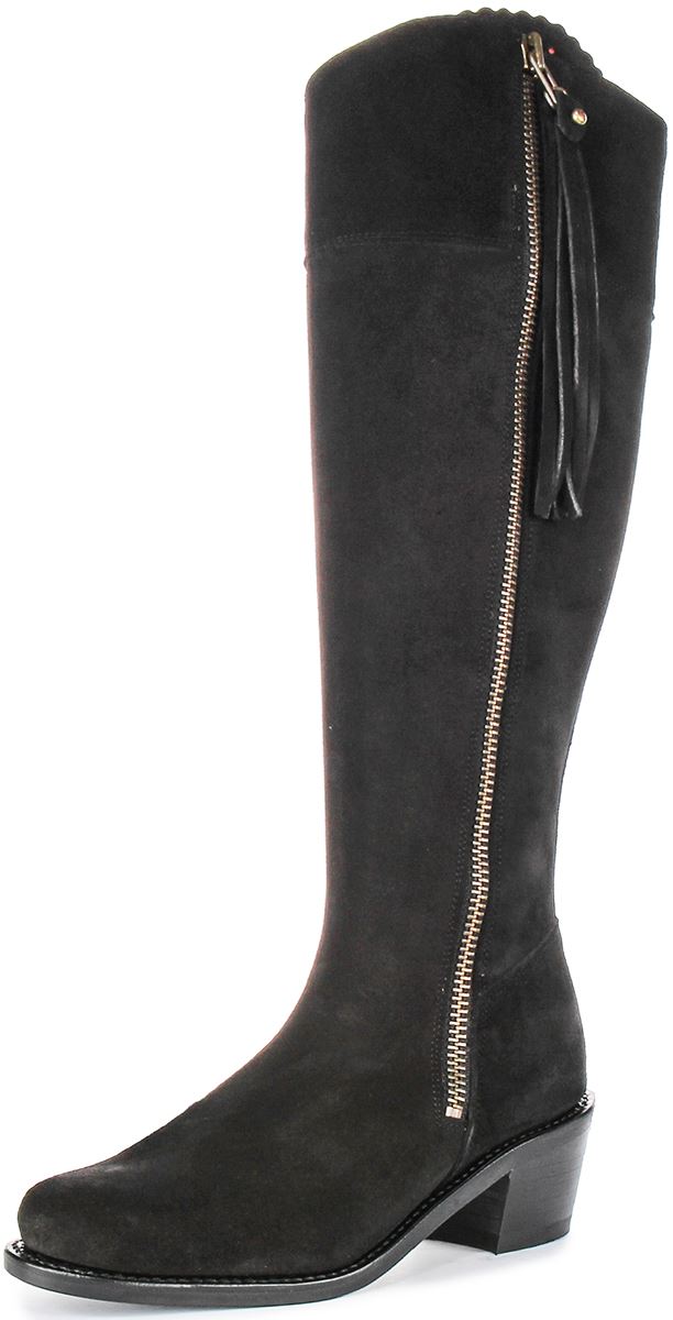 Justinreess England Valentina Sporty Tall Tassel Womens Boot Navy US 5 - 11 - Picture 7 of 37