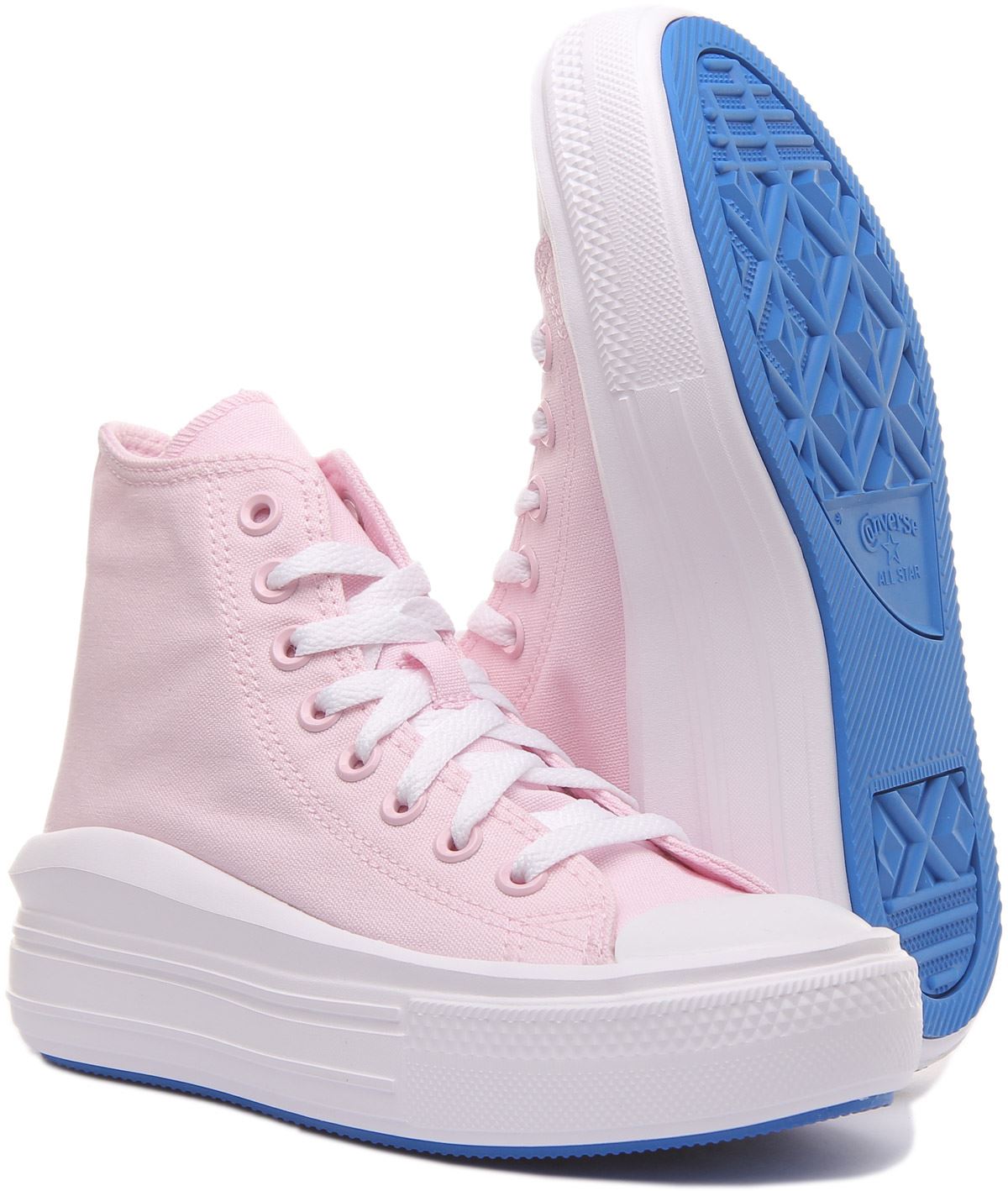 Converse All Star 570260C Womens Hi Platform Sneaker In Pink US Size 5 - 10  | eBay