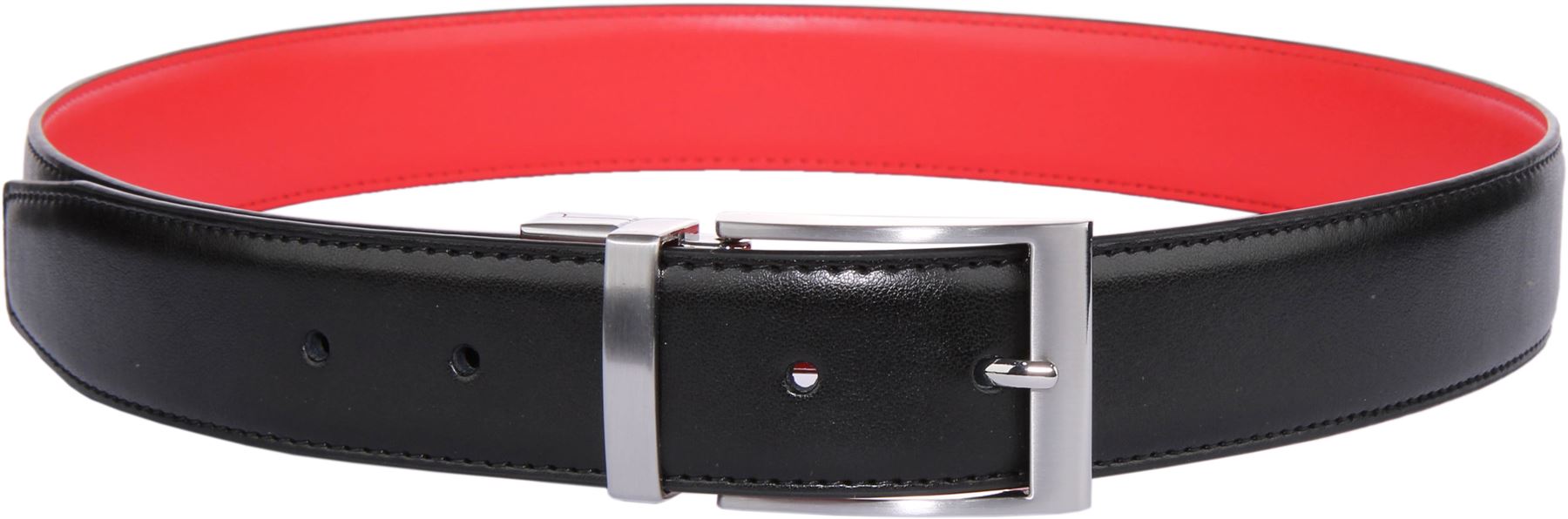 Justin Reess England Gabriel Herren Wendegrtel Leder in Schwarz Rot 30 - 42 6490₽