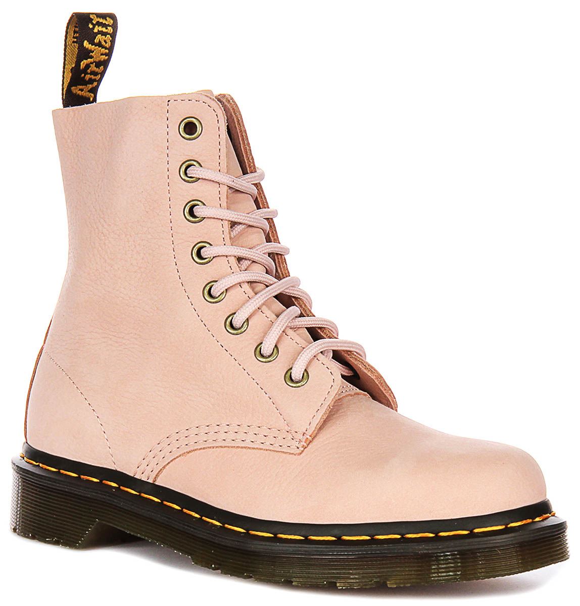 DR MARTENS 1460 Pascal Virginia 8 Ojo Verdugón Mujer Botas IN Verde Salvia GB 3 - Imagen 38 de 49