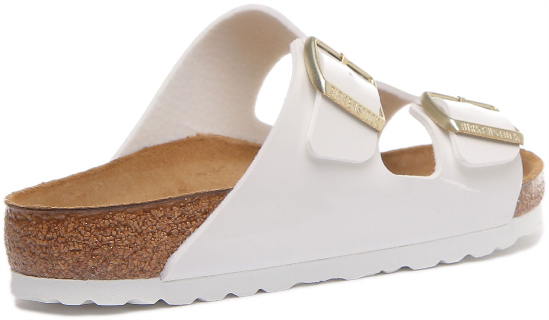 Birkenstock Arizona Womens Sandals In White Patent US Size 5 - 10 Regular Fit | eBay