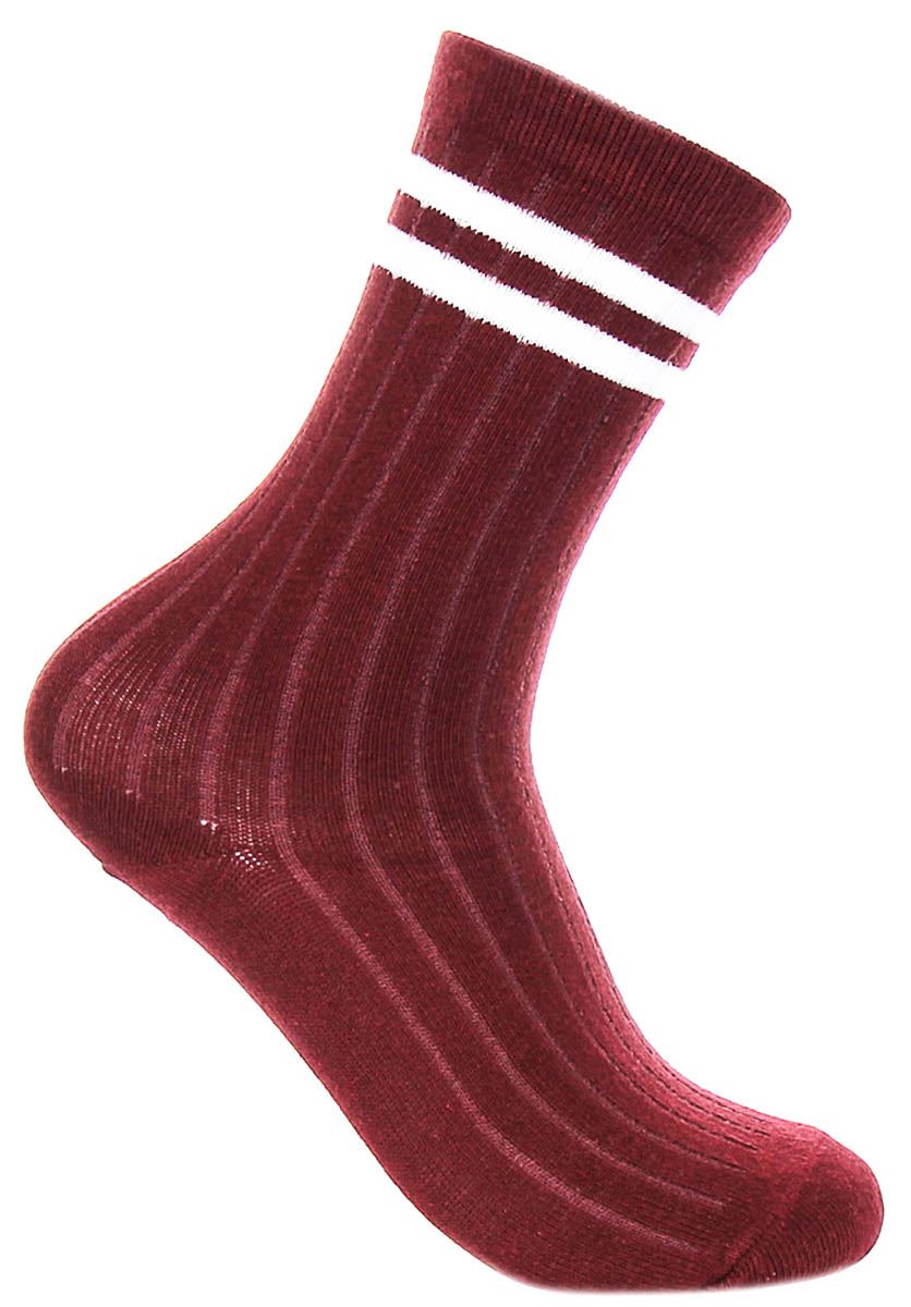 Justinreess England 2P Stripe Cotton Wear Womens Socks In White Black One Size - Picture 12 of 37